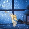 thumbnail image 6 of HALJEN Yard Statues Outdoor and Garden Plan Acrylic Luminous Angel Garden Decoration Christmas Ornaments Gift Desktop Novel Luminous Ornaments, 6 of 9