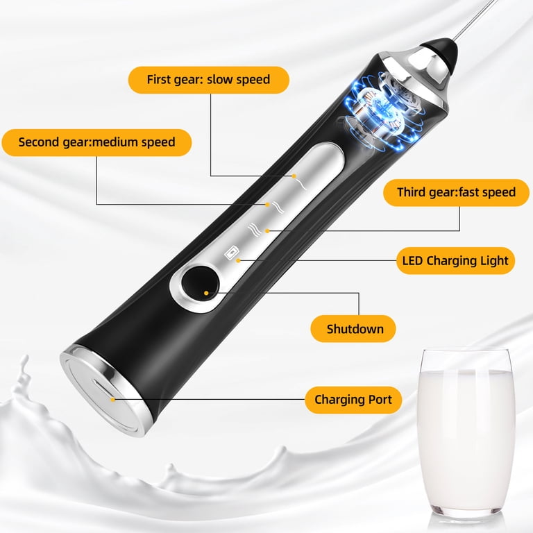 BUSATIA Rechargeable Handheld Milk Frother photo 4