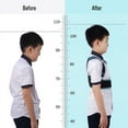 thumbnail image 6 of Adjustable Children Posture Corrector Back Support Belt Kid Boy Girl Orthopedic Corset Spine Back Lumbar Shoulder Braces Health (Pink,M), 6 of 7
