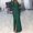 Green, variant on Outfmvch Prom Dresses 2024 Cocktail Dress Dresses for Women 2024 Mini Solid Color Active Fit Ankle Length Long Sleeve Lightweight V-neck Prom Dress Evening Dresses for Women Gold L