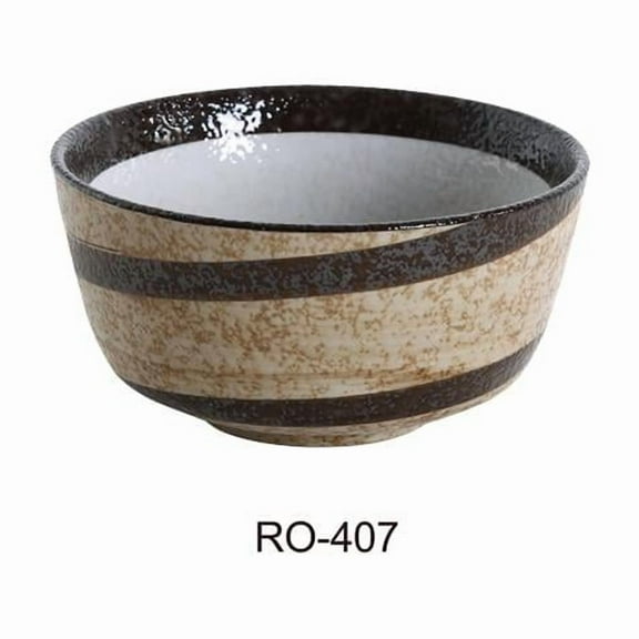 3.5 x 6.5 in. Rockeye China Two-Tone Bowl - 32 oz - Pack of 36