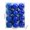 Blue, variant on Yaayu 24 Pcs 3cm Shatterproof Christmas Baubles, Matte Shiny Glitter Xmas Ornament Balls, Home Decor for Indoor Outdoor Tree, Gray, 24 pcs