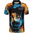 thumbnail image 2 of Personalized Name Bowling Polo Shirts 3D for Men and Women, Bowling Shirt, Bowling Shirts for Men Team Bowling Shirt (L), 2 of 4