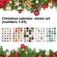 thumbnail image 2 of SUQI 24 Christmas Advent Calendar Stickers Number Paper New Stickers R6A3 NEW, 2 of 7