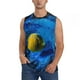 thumbnail image 1 of Fotbe Sports Tennis Ball Men's Camiseta sin Mangas Estampada para Hombres, Playera Casual para Gimnasio, Entrenamiento, Playa-Small, 1 of 7