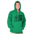 thumbnail image 5 of Never Trust An Atom Science Nerd Joke Zip Up Hoodie Men's Women's Brisco Brands 3X, 5 of 6