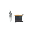thumbnail image 5 of Homestyles Americana Wood Kitchen Island in Black, 5 of 6