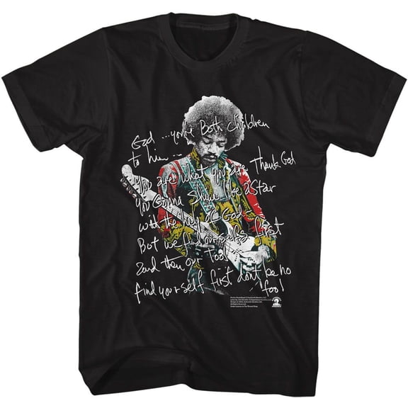 Jimi Hendrix Message To The Universe Men's T Shirt