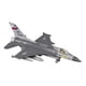 thumbnail image 2 of Modelo de avión, simulación de juguetes en miniatura, regalo de cumpleaños, adorno estático, modelo de avión para museo de ciencia, estantería, Gris, 2 of 8