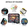 thumbnail image 3 of Accordion File Organizer with Zip Closure 13 Pockets Expanding File Folder Letter A4 Paper Document Organizer for Home Office Beautiful Abstract Tree Painting, 3 of 7