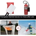 thumbnail image 4 of Fire Blanket For Home XL- 59 x 59 Fire Blankets Emergency For People Fire Retardant Blanket Fire Shelter Large Suppression Fiberglass Kitchen Home Restaurant House Fire Proof Survival Safety Reusable, 4 of 9