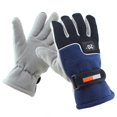 thumbnail image 2 of Hombres Invierno Cálido Vellón Térmico Motocicleta Esquí Nieve Snowboard Guantes Azul, 2 of 6