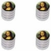 Mona Lisa Painting by Leonardo da Vinci Tire Rim Wheel Aluminum Valve Stem Caps, Multiple Colors