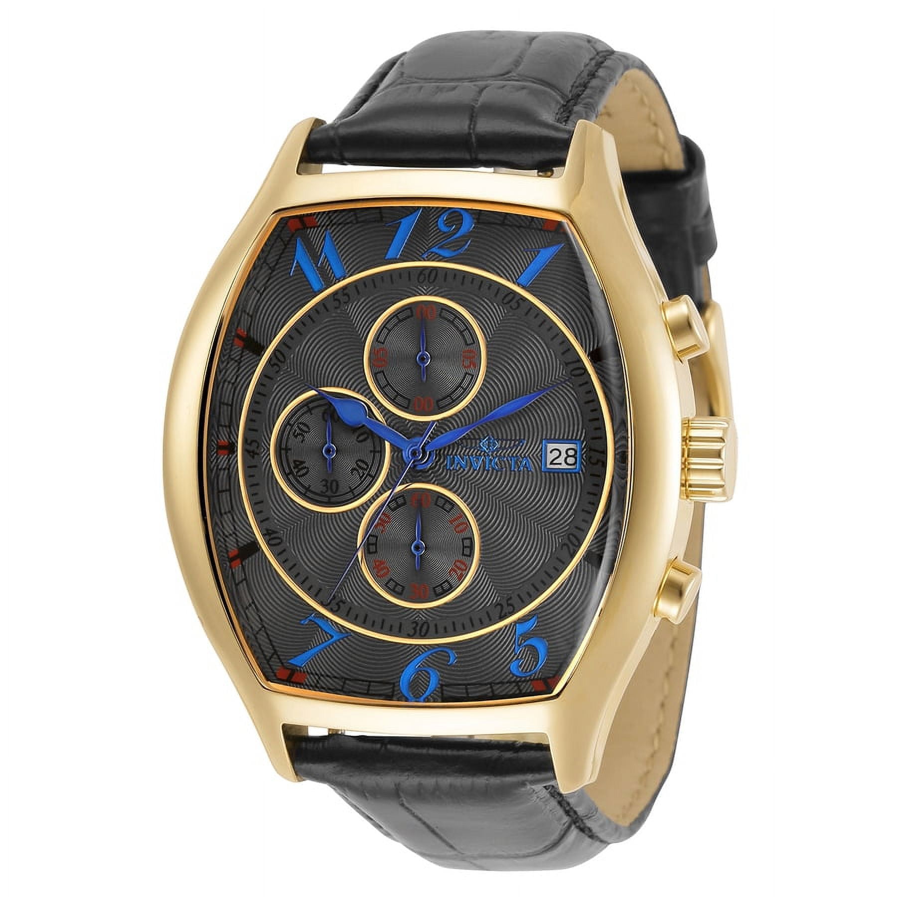 Invicta Specialty Chronograph Quartz Charcoal Dial Men's Watch 34015