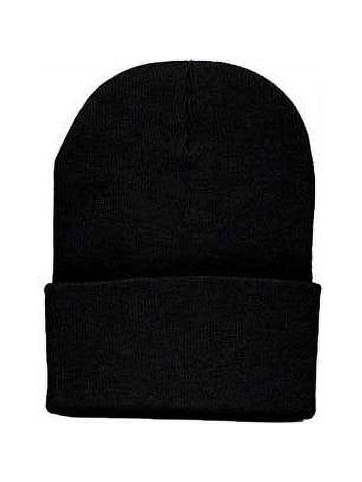 George Men's Arctic Cuff Knit Beanie,Black Soot - Walmart.com
