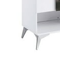 thumbnail image 4 of Benjara Two Tone End Table with Open Shelf, White and Brown, 4 of 5