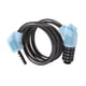 thumbnail image 5 of Candado de cable para bicicleta con contraseña a voluntad, accesorios de regalo, candado de cable con combinación Azul, 5 of 9