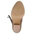 thumbnail image 6 of Journee Womens Vally Inside Zip Stacked Heel Booties, Widths Available, 6 of 10