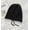 Black, variant on New Winter Plus Velvet Warm Woolen Hat for Women All-match Korean Knitted Hat Thickened Outdoor Ski Hat Leisure Beanie Gorros