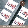 thumbnail image 6 of 3drose, America Patriotic 4th July Statue of Liberty Flag Art, Set of 4 Ceramic Tile Coasters, 6 of 7