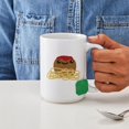 thumbnail image 4 of CafePress - Cute Meatball And Spaghetti Mugs - 15 oz Ceramic Large White Novelty Mug, 4 of 6