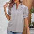 thumbnail image 2 of Usted Es Más Que una Camisa de Puntuación de Prueba, Cuello en V de Manga Corta Suelta, Camisa para Mujeres, 2 of 5