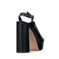 thumbnail image 5 of Tacones para Dama Tipo Sandalias Zapatillas Elegantes Davenia de Piel Negro, 5 of 5