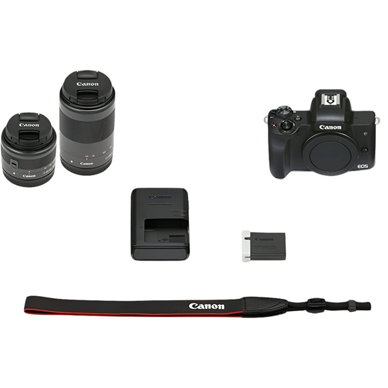 CanonキヤノンEOS M50 markⅱ Amazon.com : Canon EOS M50 Mark II + EF-M 15-45mm is STM Kit
