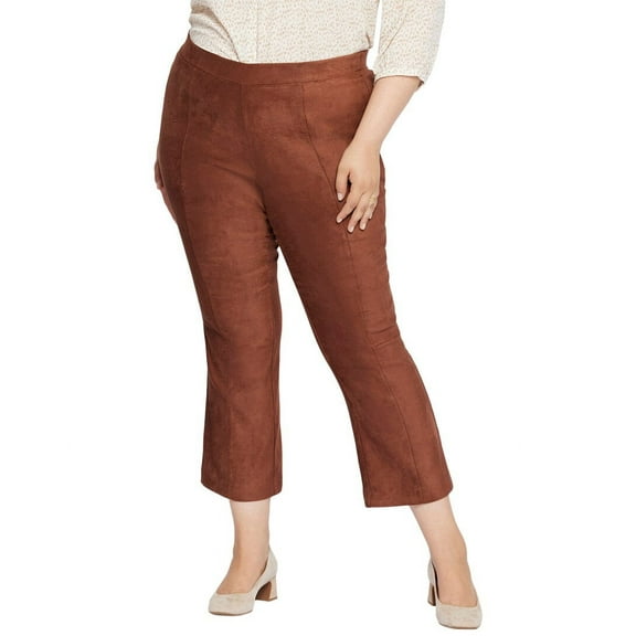NYDJ womens  Plus Suede Pull-On Slim Bootcut Jean, 22W