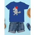 thumbnail image 3 of Wolf With A Hat T-Shirt Juniors -Image by Shutterstock,  Small, 3 of 4