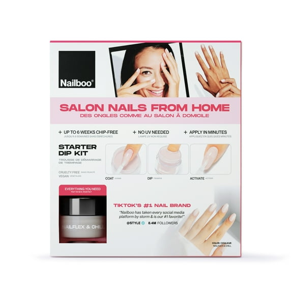 Nailboo Dip Starter Kit Nail Flex   Chill