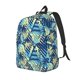 thumbnail image 1 of Disketp Hawaiian Style Mochila de Lona Estampada, Mochila Escolar de Viaje Ligera para Estudiantes y Portátil-Medium, 1 of 5