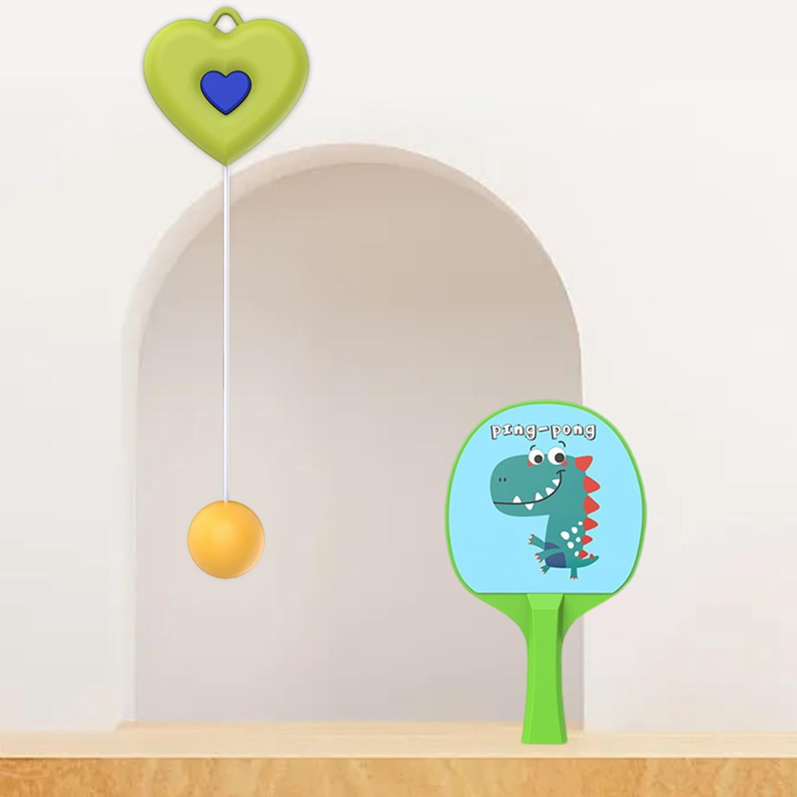 Hanging Table Tennis Trainer Adjustable Height Portable Exerciser for Door Frame Paddle