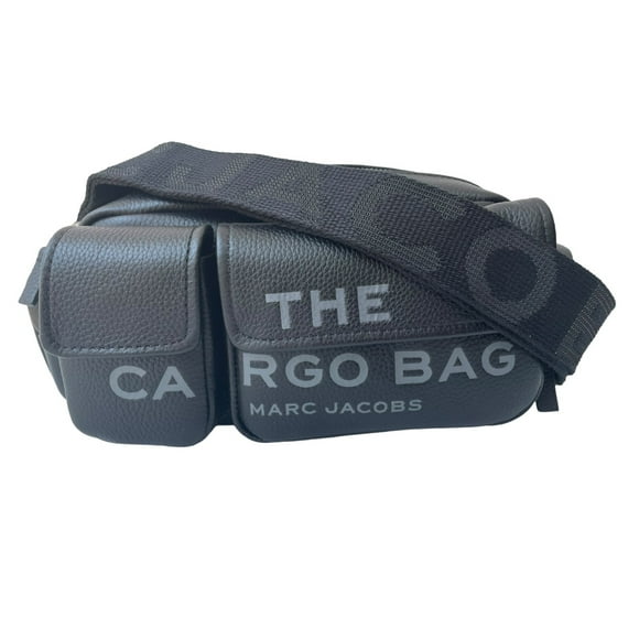 The Leather Cargo Bag Marc Jacobs Black