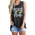 thumbnail image 2 of YI XIANG RAN Summer Beach Tanks for Women Sunglasses Beach Tank Tops Sleeveless Hawaiian Vacation Shirts, 2 of 5