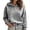 Light Gray, variant on Leopard Print Hoodie for Women Long Sleeve Drop Shoulder Casual Pullover Sweatshirt for Fall Winter Wear