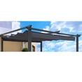 thumbnail image 2 of Replacement Canopy Top Fabric for 10x10 Ft Outdoor Patio Retractable Pergola Sunshelter Pergola Canopy 72289, 2 of 8