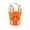 Orange, variant on Pink Pink Non Woven Easter Bunny Candy Bucket Tote Bag For Egg Hunt Storage Basket Spring Party Gift