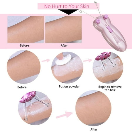 Electrical Body Facial Hair Remover Cotton Thread ...