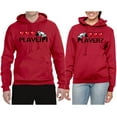 thumbnail image 2 of Wild Bobby, Gamer Player 1 Player 2 His and Hers Matching Couples Hoodies, Red, Mens 3XL-Womens 2XL, 2 of 3
