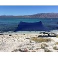 thumbnail image 1 of Carpa de playa Neso 213 x 213 cm azul marino con ancla de arena, 1 of 7