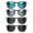 Black+Green+Blue+Sliver, variant on 4PCS Polarized Clip for Ray-Ban Meta RW4006/RW4012 Series & Gen 2 (M Size, 50-22), Color Changing Clip Set for Meta Smart Glasses UV Protection, Discoloration Clip for Meta, Silver+Blue+Yellow+Purple