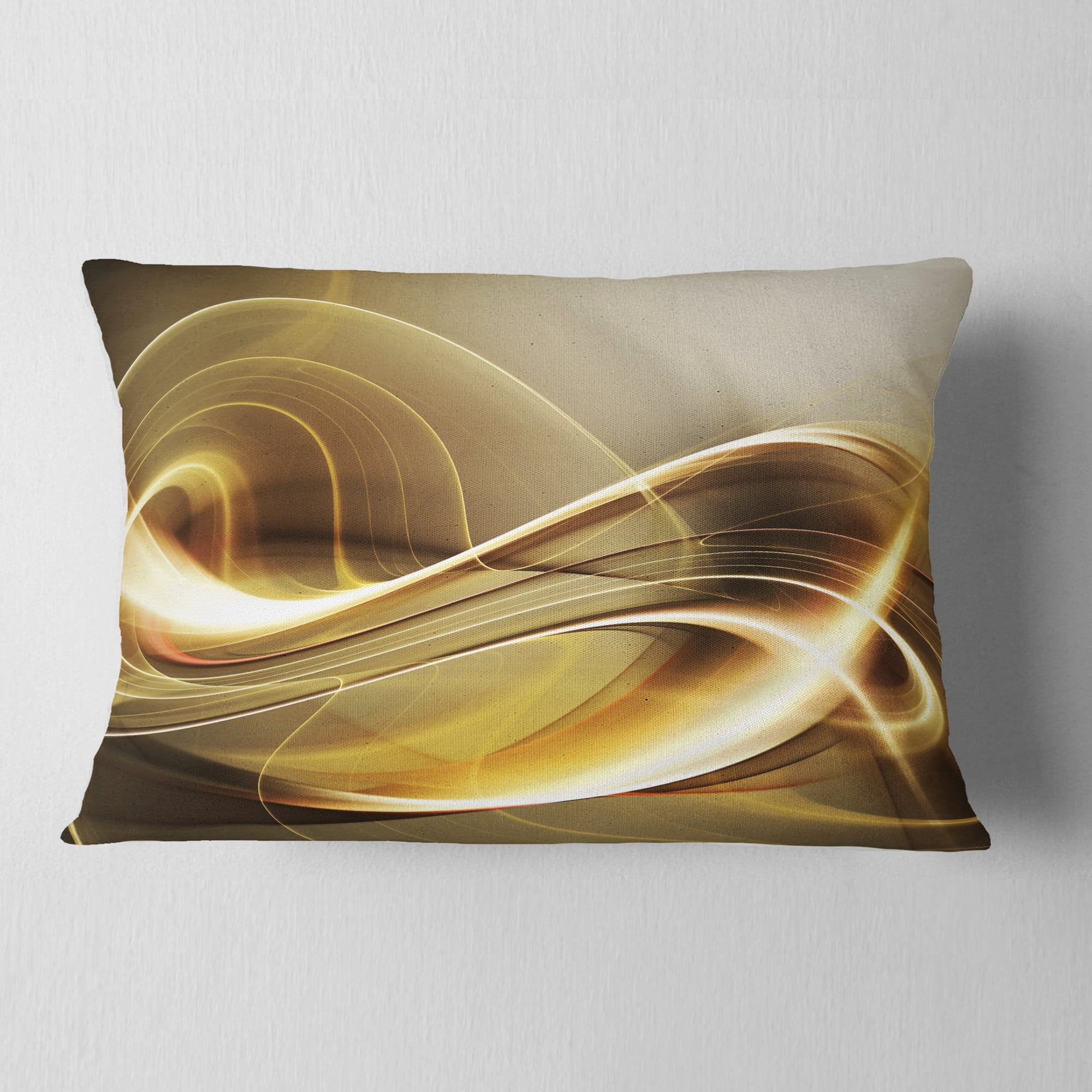 Designart Elegant Modern Sofa - Abstract Throw Pillow - 12x20