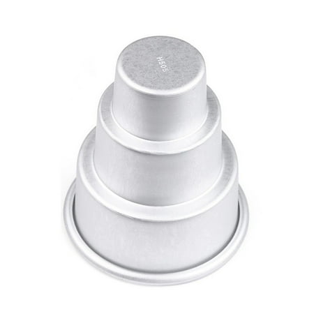 

Kojanyu Mini Three-Tiered Cake Pan Pudding Mold Muffin Decorating Mould Tools