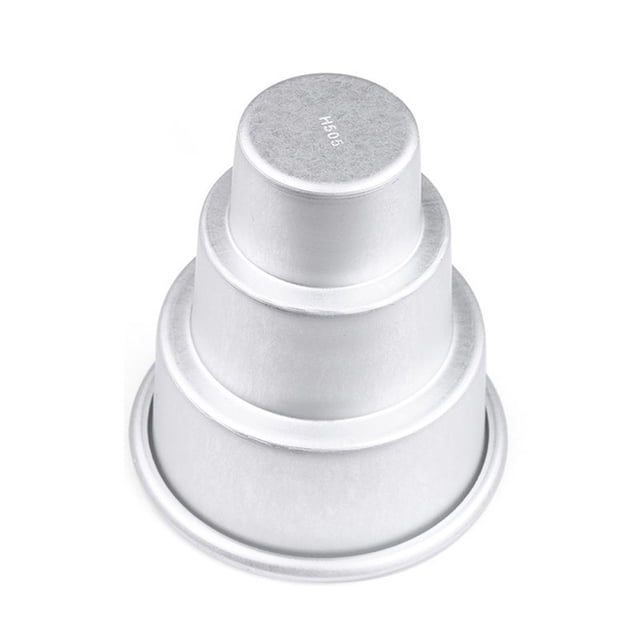 CEHVOM Mini Three-tiered Cake Pan Pudding Mold Muffin Decorating Mould Tools Clearance