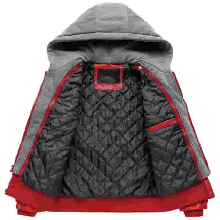 Chrisuno Boys Faux Leather Jacket Kids Bomber Red 4-5 Chrisuno Boys Faux Leather Jacket Kids Bomber Red 4-5