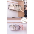 thumbnail image 5 of Seyurigaoka Hanging Purse Organizer Non Woven Handbag Organizer Clear Vinyl Pocket, 5 of 7