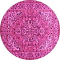 thumbnail image 1 of Ahgly Company Indoor Round Persian Pink Traditional Area Rugs, 3' Round, 1 of 4