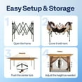 thumbnail image 5 of SPECSTAR Pop Up Gazebo 10x10ft Outdoor Canopy Tent with Mosquito Netting & 2 Tiers Roof for Patio Garden Backyard, Grey, 5 of 9