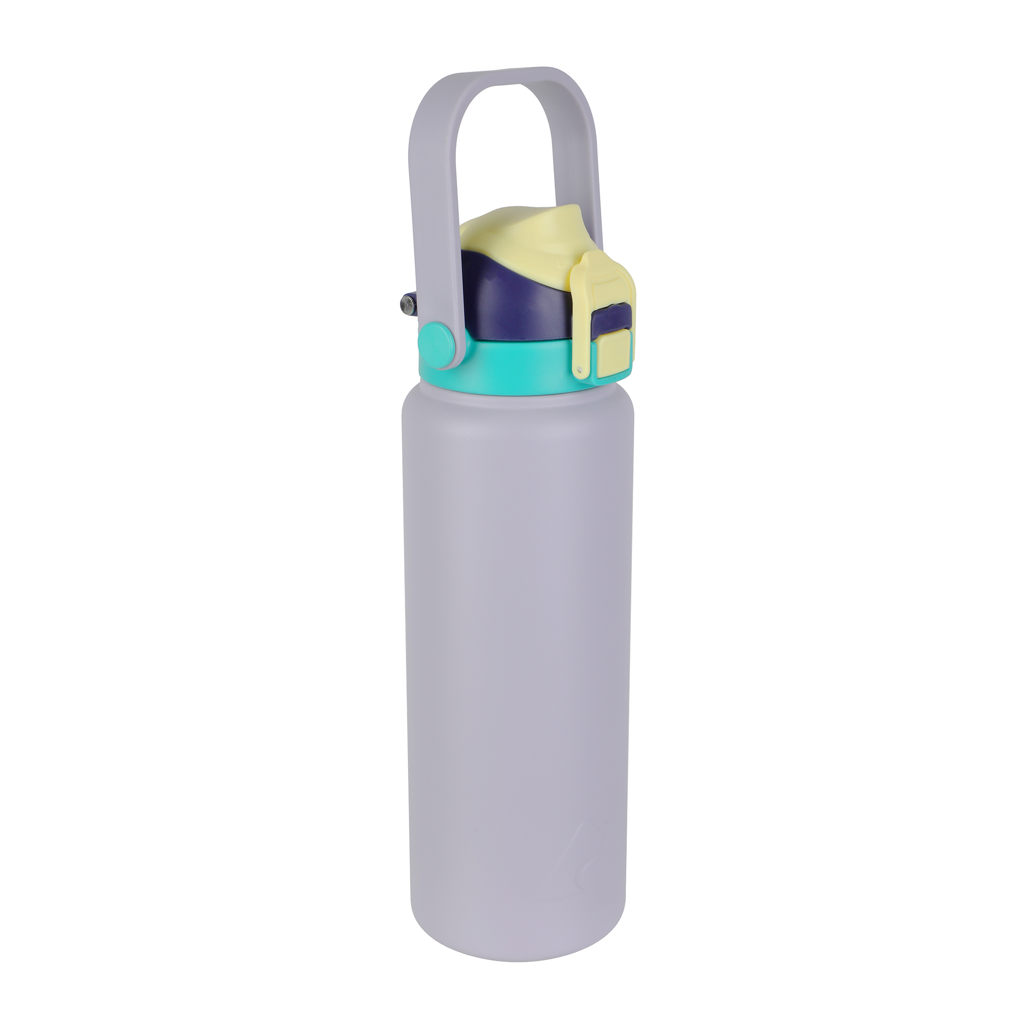 Botella de agua de acero inoxidable al vacío Ozark Trail de 30 oz con tapa dual para sorber y verter, color púrpura 5